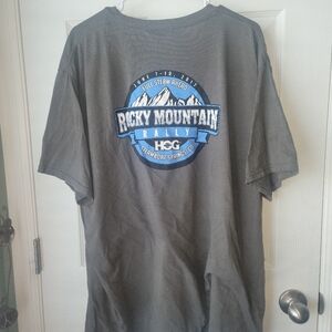 Mens 2017 Hog Rally Steamboat Springs Colorado Short Sleeve Crew Neck SZ 3XL